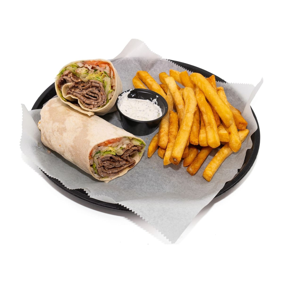Doner Wrap, like a gyro wrap